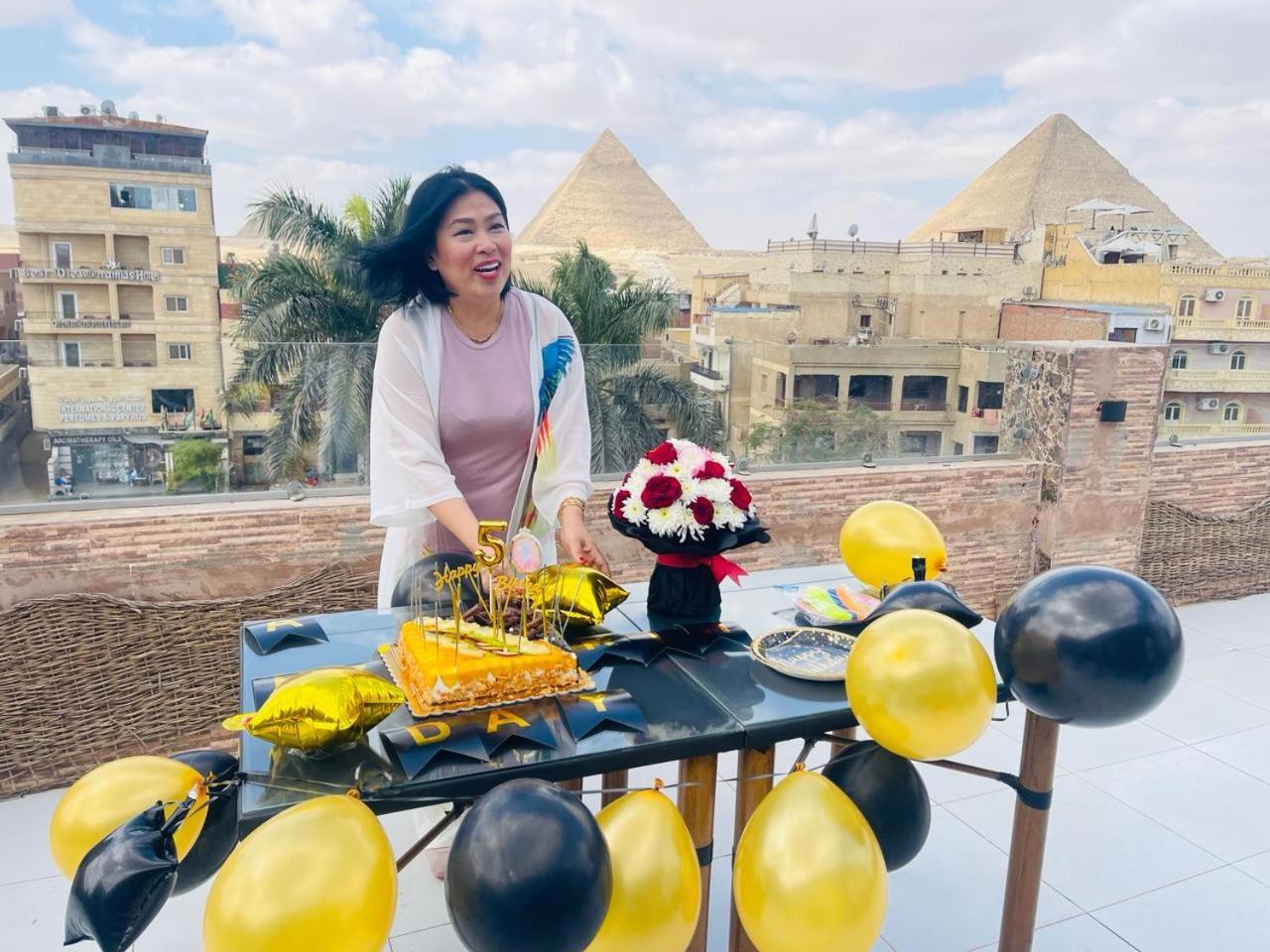 Pyramids Express View Hotel Kafret el-Gabal Exterior foto